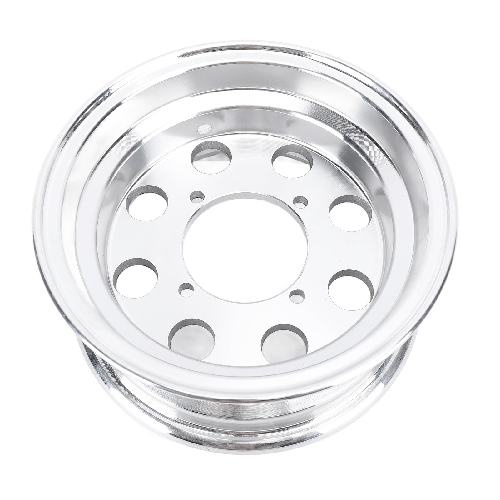 Llanta de Rueda Trasera de Aleación de Aluminio de 8 Pulgadas, Rueda con Revestimiento Resistente Al óxido de Diseño Hueco para Monkey Z50 Z50R Z50J, Accesorio de Llanta Pulida Fina