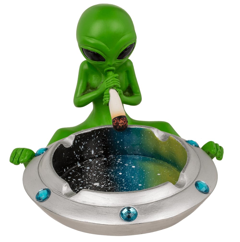 Popielniczka, Alien ze złączem, ok. X cm, z polikamienia
