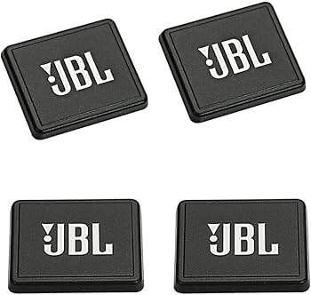 JBL 4350 / 4350A グリルエンブレム・ロゴプレート＋新品金具4個 Amazon | JBL 純正 日本製 タイプ2 ブラック ホワイトロゴ スピーカー