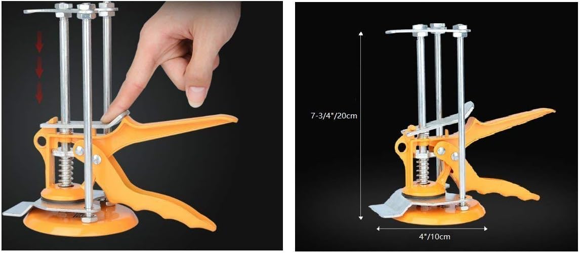 Wall Ceramic Tile Locator Pliers Tiling Tools for Tile Leveling System Adjustable Height Locator（2 PCS） - - 