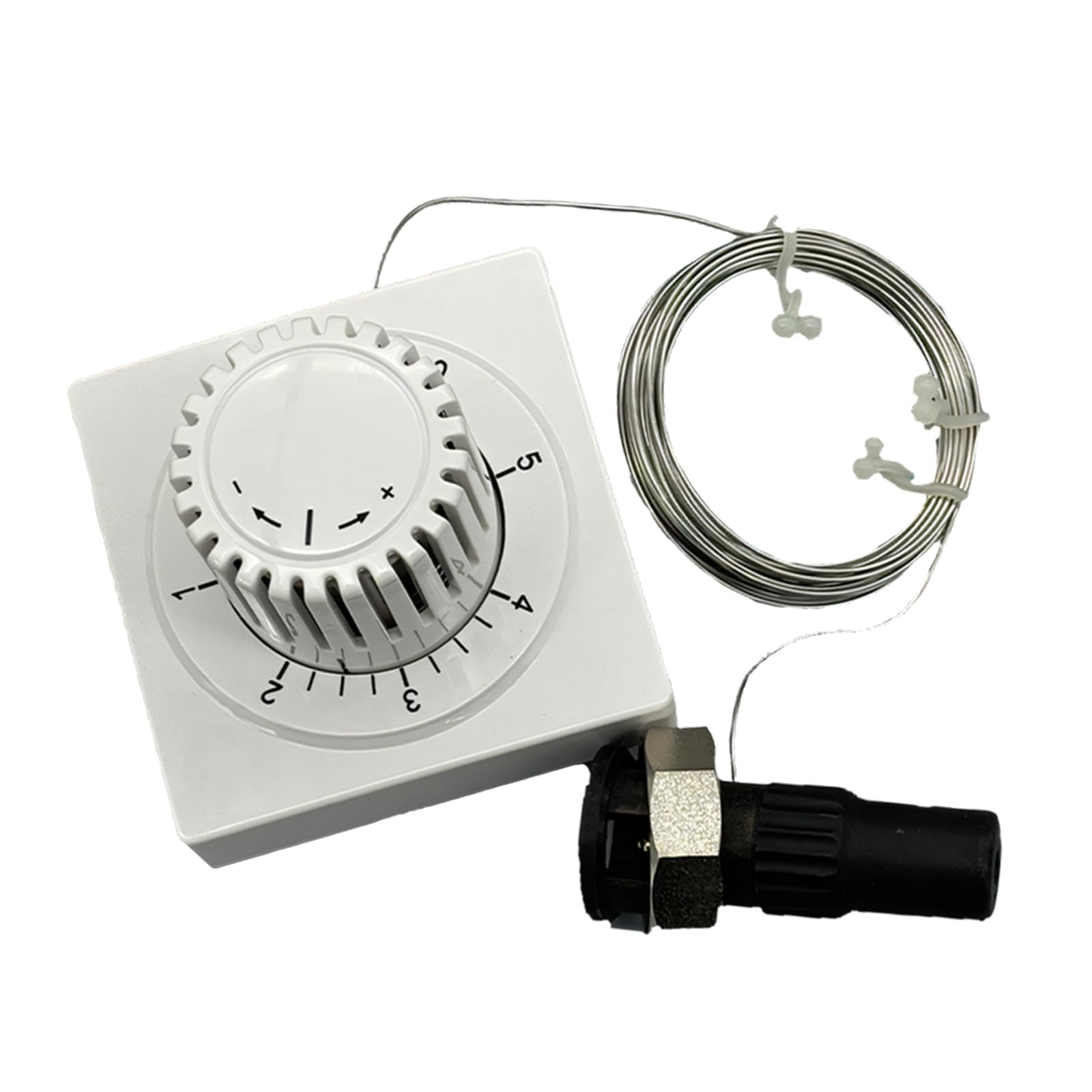 M30x1.5 Thermostatic Head with Extended Capillary for Seamless Heating Integration Remote Temperature Controls
