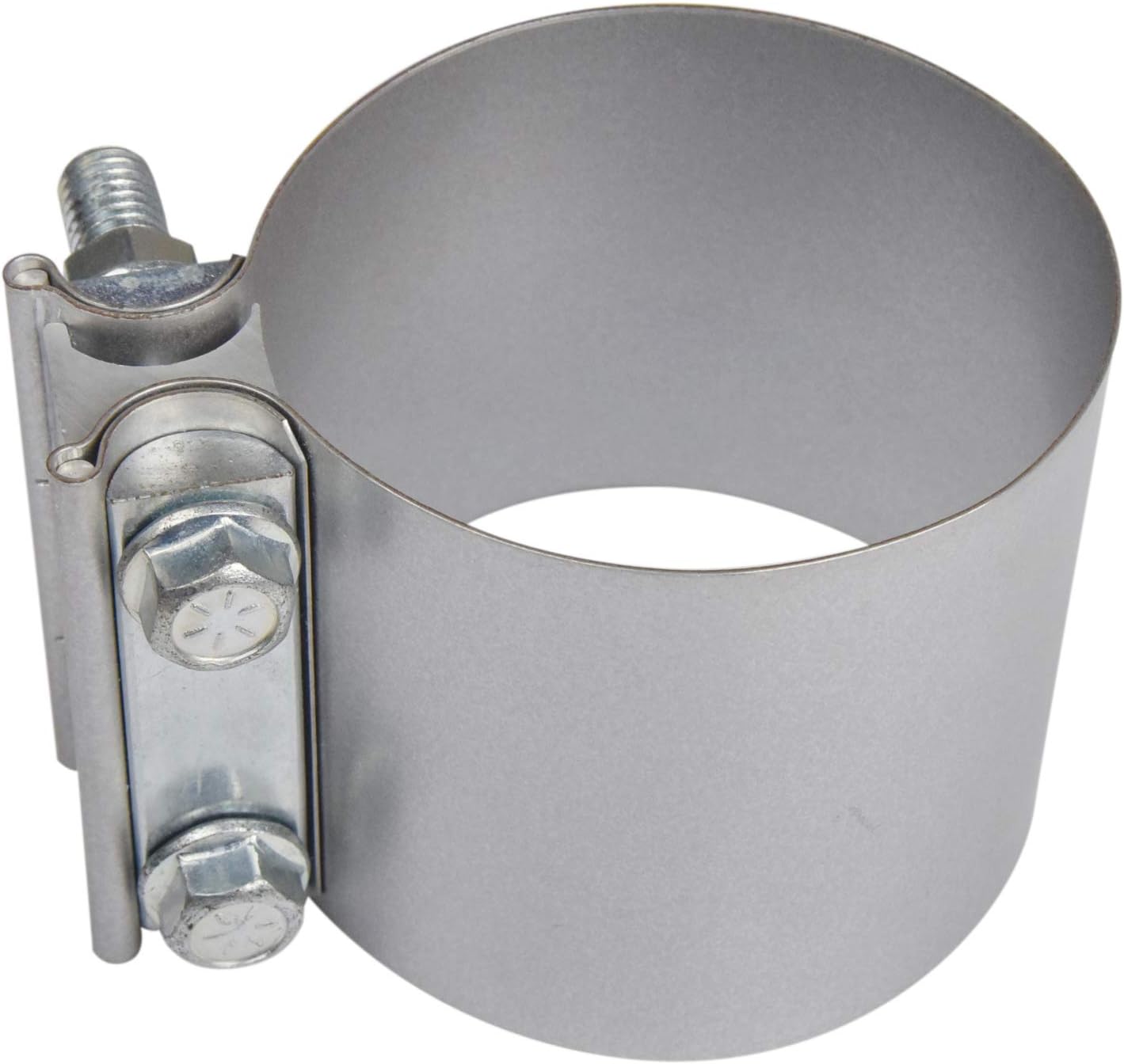 Roadformer 2.5" Butt Joint Exhaust Band Clamp - Aluminized Steel for 2.5" OD Exhaust Pipe, Muffler, Elbow and Exhaust Tubing Connection