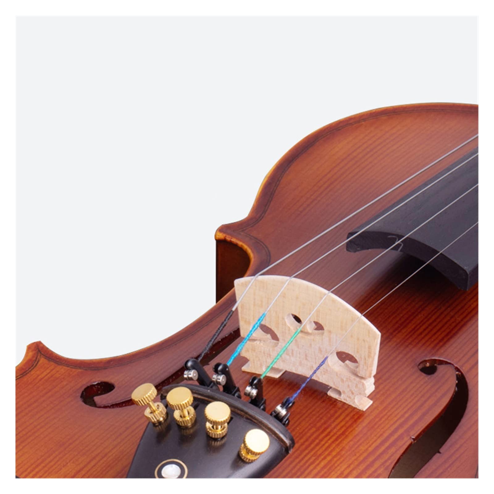 Instrument Skrzypcowy Początkujący Skrzypce Dla Dzieci Typu Uczeń Dorosły Ręcznie Robiony Instrument Skrzypcowy Z Litego Drewna (Color : 1/2)