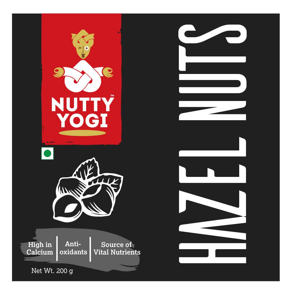 Nutty Yogi Hazelnuts | Rich in Iron | Excellent Source of Protein for Vegetarians | Super Food | High in Fiber 250gm (Pack of 1) 2
