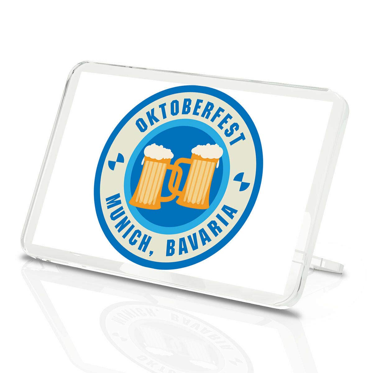Destination Vinyl Magnets Multicolor 1 X Fridge Magnet -Oktoberfest Munich Bavaria Classic Fridge Magnet - German Beer 4232