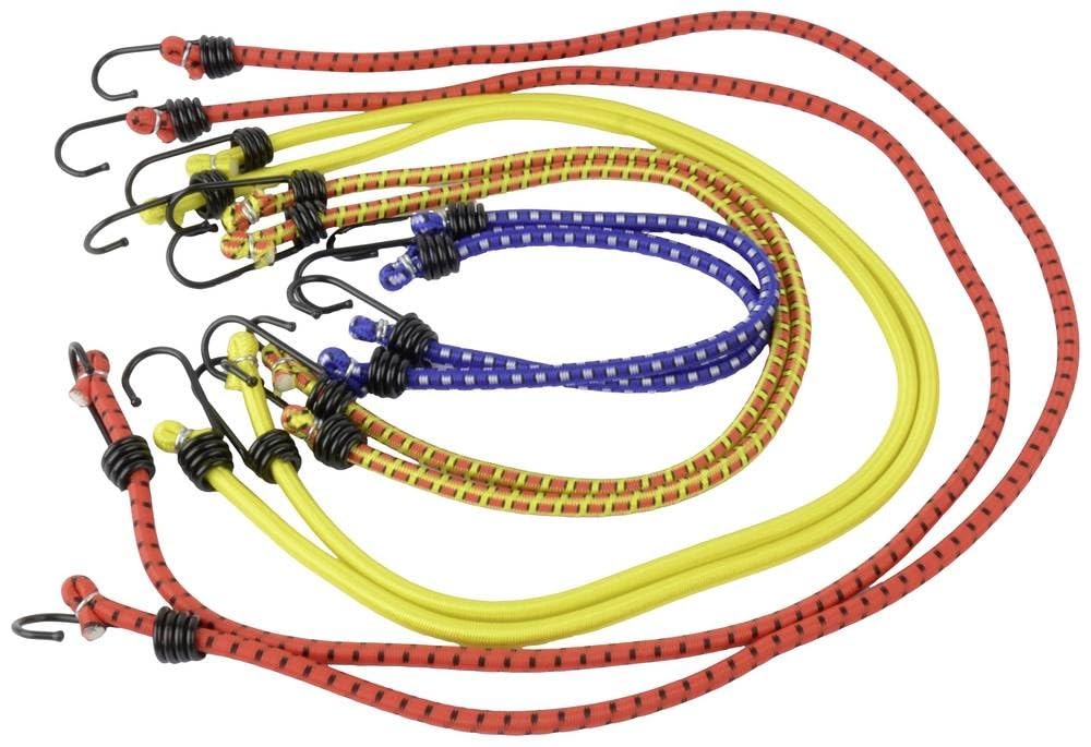Brüder Mannesmann M00381 - Set di corde per bagagli, 8 pezzi