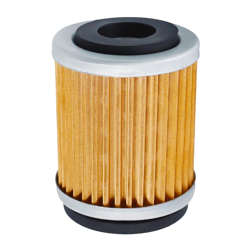 2/4/6 sztuk filtr oleju motocyklowego dla Y-m-h Cy-g-nus XC125 XC150 XT250T AG200 AG 200 YJ125 TW125 TW 125 SR125 SR125SE SR185 SRX250 Akcesoria motocyklowe (Color : 6pcs-yellow)