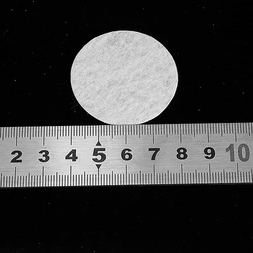 Miniatura 3 de 100 filtros de microdermabrasión, almohadillas filtrantes redondas de algodón, 1.575 pulgadas, eliminación de puntos negros, accesorios para