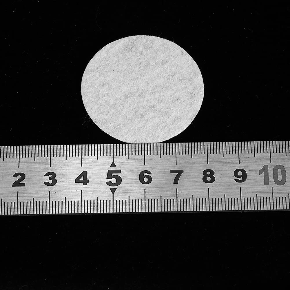 Microdermabrasion Filter, 100Pcs Microdermabrasion Cotton Filters Replacement Round Filtering Pad Vacuum Filters Accesories for Beauty Machine (40mm)