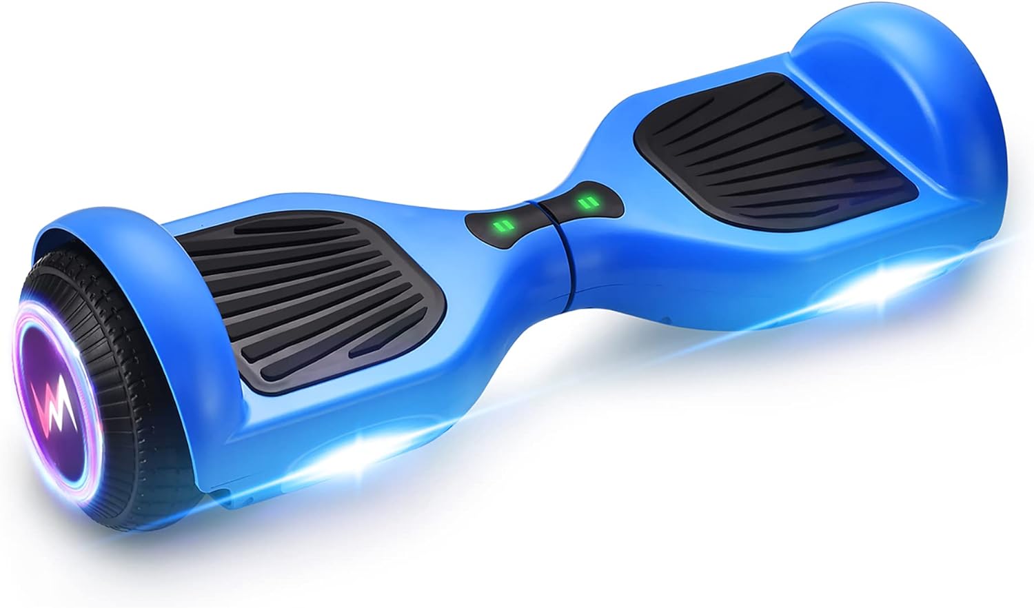 Blue WEELMOTION Hoverboard with LED lights