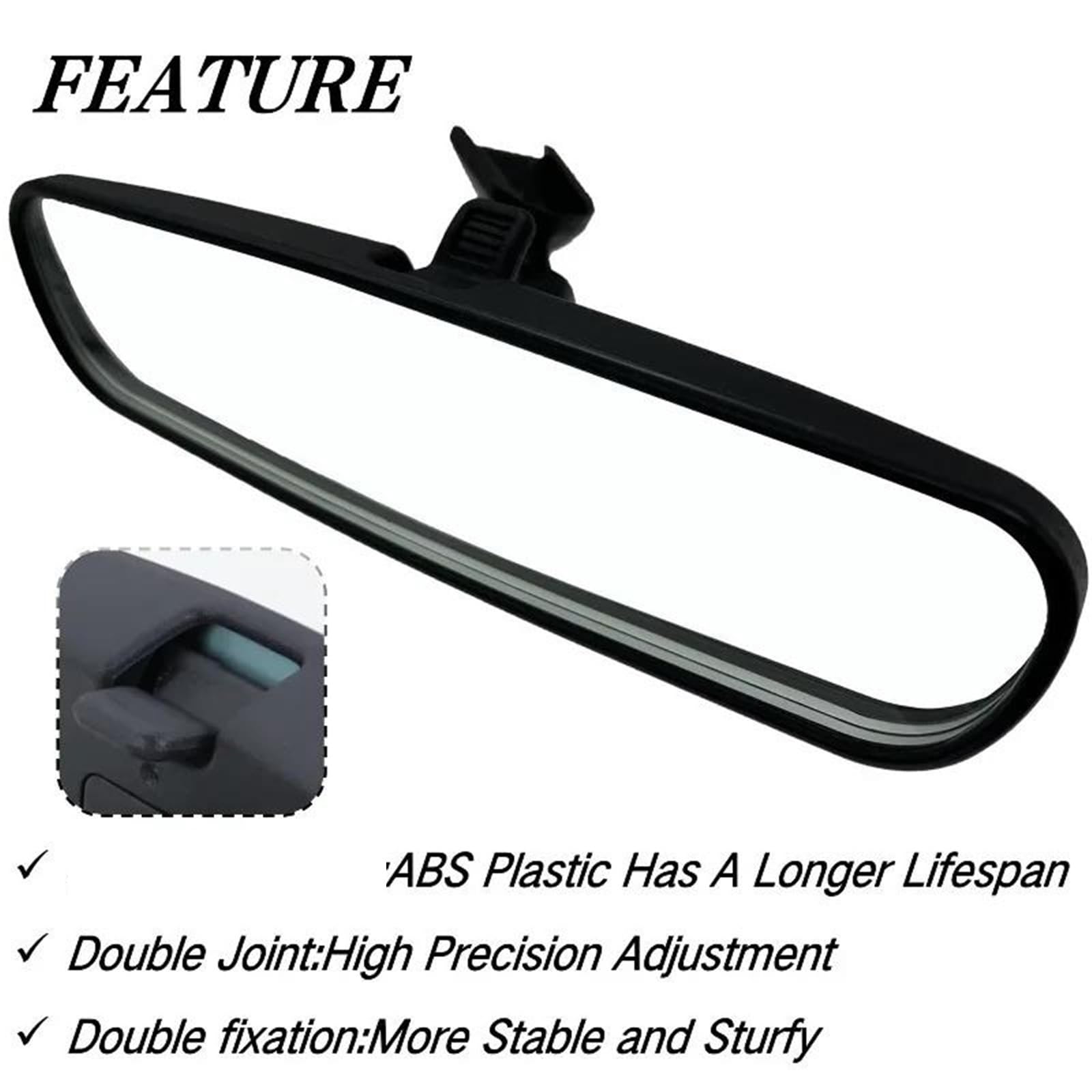 Rétroviseur intérieur Rétroviseur Intérieur Voiture Pour Blazer Pour Boulon Pour Cruze Pour Impala 13503045 13585947 Miroir intérieur Voitures