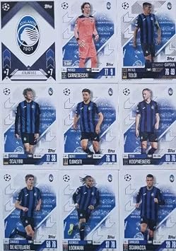 Match Attax 2024 2025 Atalanta Full Base Card Team Set