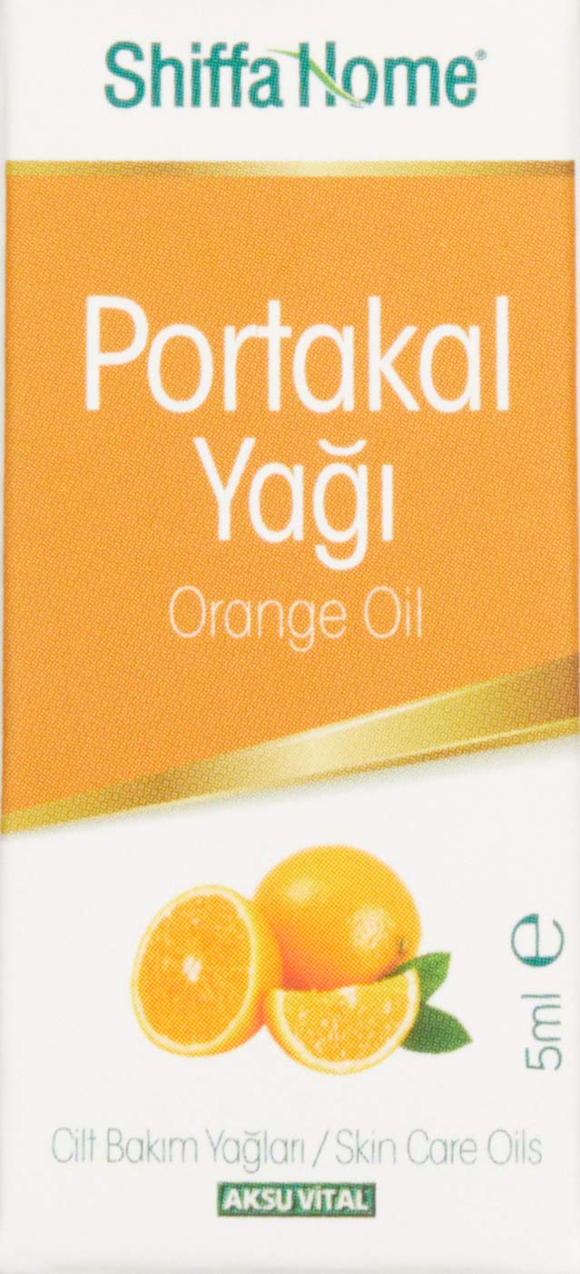Shiffa Home Portakal Yağı 5 Ml | Oleum Citrus Sinensis Saf Uçucu Yağ | C Vitamini, P, B, E Vitaminleri ve Mineral Zengini | Doğal Cilt Bakımı, Nemlendirici ve Besleyici