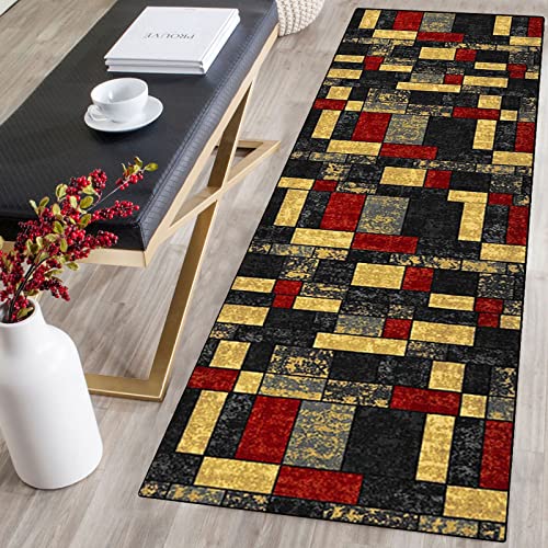 Tapis Cuisine Devant evier,tapis de couloir coloré,Lavable Doux Polyester Tapis D'EntréE Interieur Absorbant,Tapis de Passage ,Tapis de Couloir,Facile à Nettoyer - Différentes Dimensions Cover