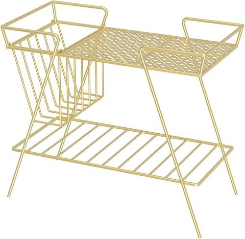 End Tables Nordic Metal End/Side Tables Storage Open Shelf Bedside