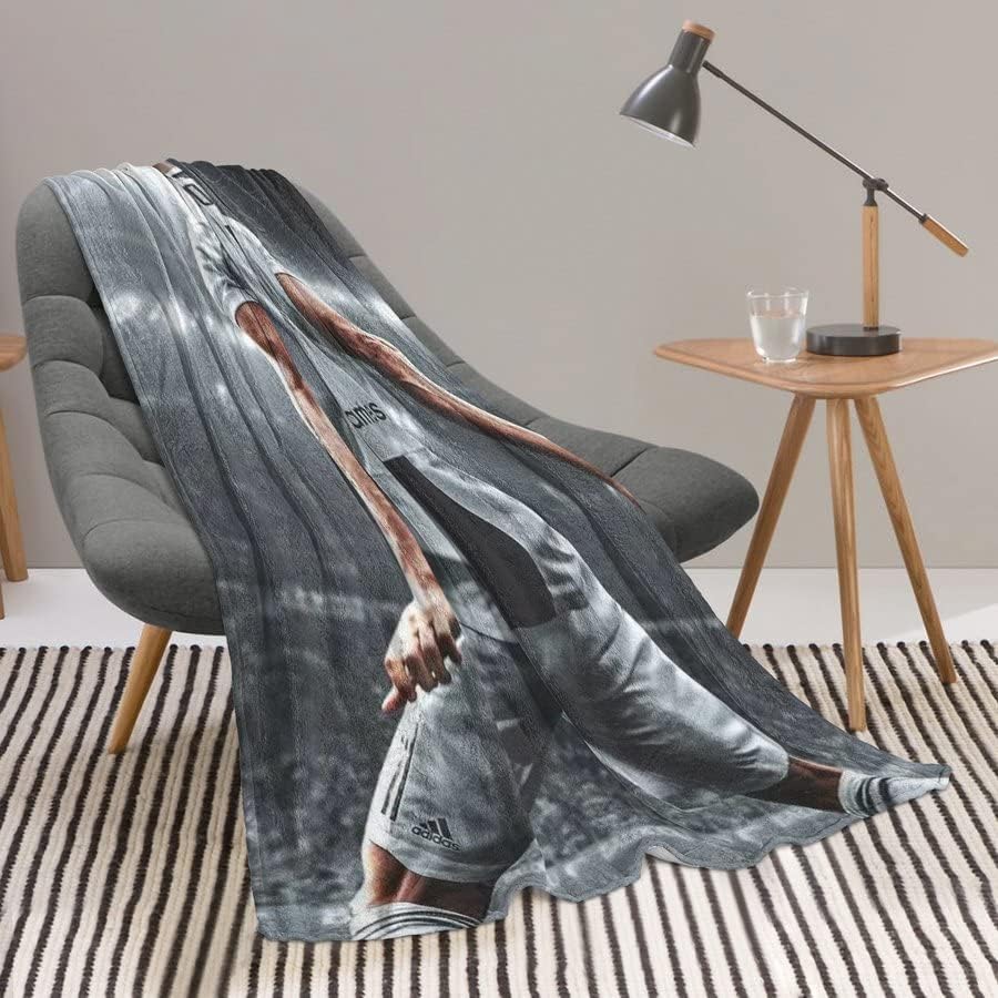 Miniatura 2 de Gymtmwn Football Stars Cristiano Ronaldo - Manta de felpa de 50 x 60 pulgadas