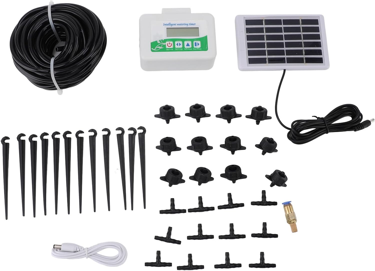 Clever Photo voltaic Watering Timer Programmable, Power Saving Gadget for Automated Irrigation of Backyard, Farmland, and Meadow