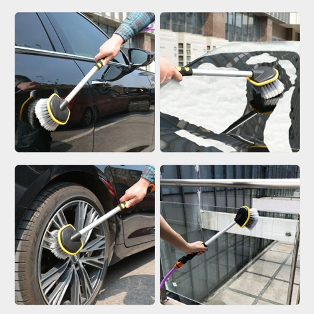 Water Fed Pole Brush Head, Solar Cleaning Brush Water Supply Pole Brush System, Solar Cleaning Tools for Glass Cleaning, Photovoltaic Cleaner, Glass Cleaning Brush, Solar Panel Cleaning.