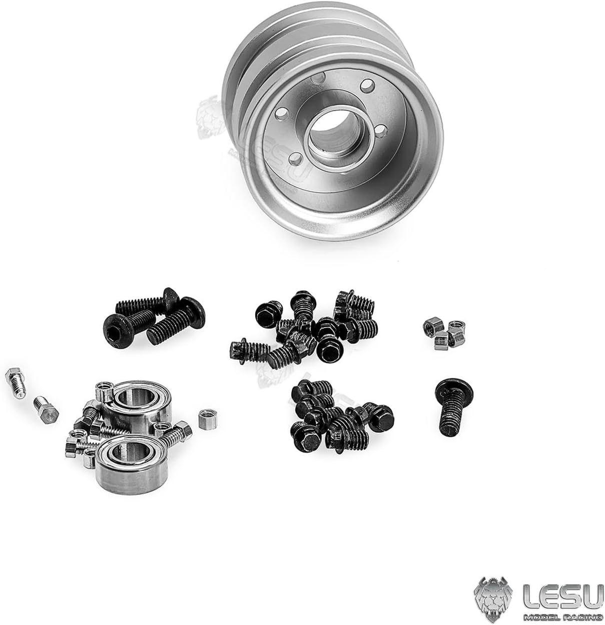 TOUCAN RC HOBBY 29.1MM Metal Rear Wheel Hub for LESU AOUE 225A 1/14 RC Hydraulic Log Loader Remote Control Sugarcane Loader Grabber DIY Model