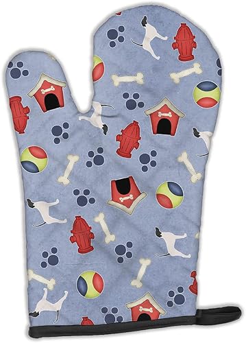 Vista 357 de Caroline's Treasures BB4904OVMT Christmas Siberian Husky Oven Mitt Heat Resistant Thick Oven Mitt for Hot Pans and Oven, Kitchen Mitt Protect Hands