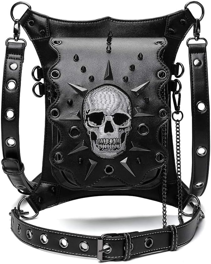 skull fanny pack