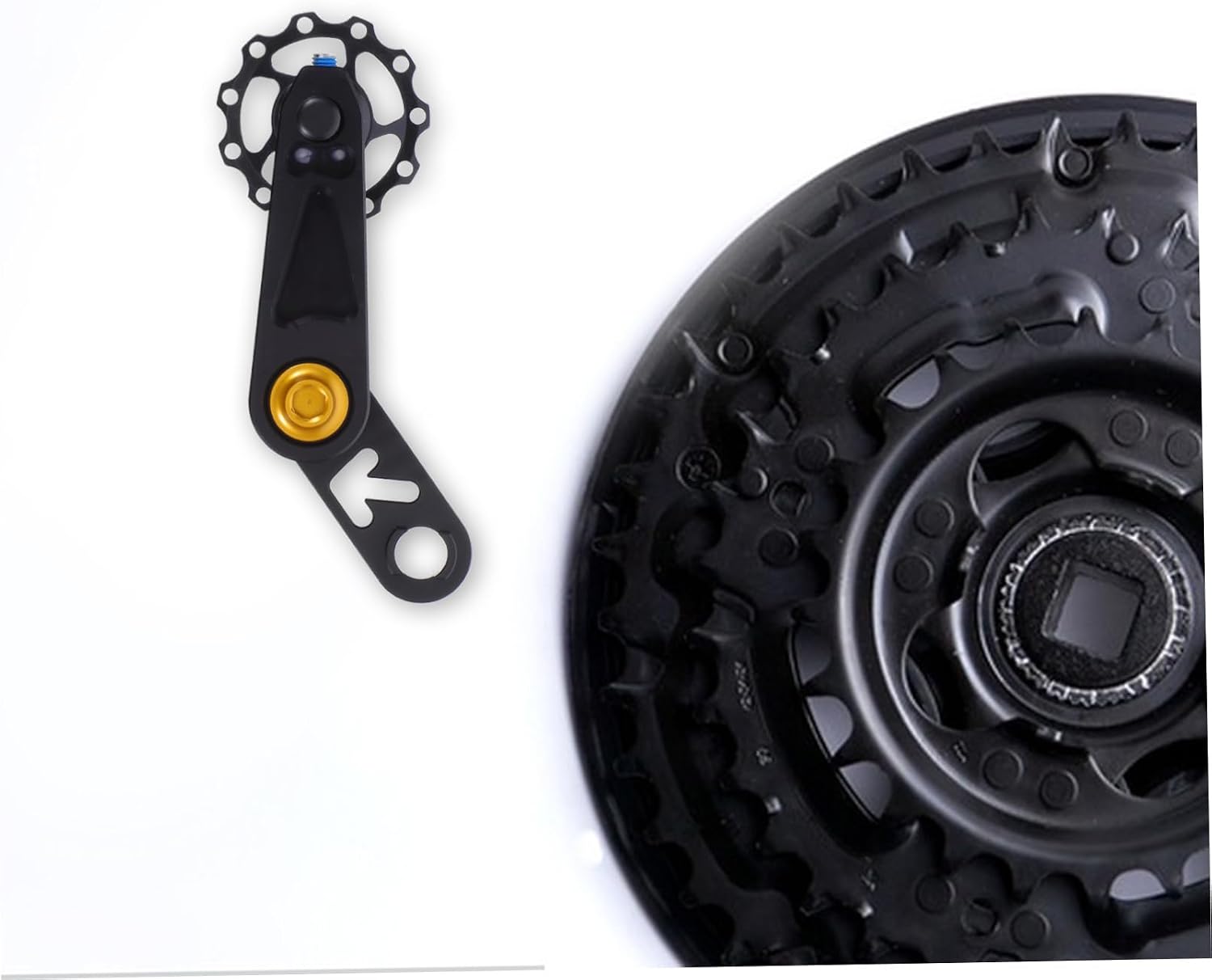 Bikes Chain Tensioner Adjuster for Folding Bicycles Rear Derailleur with Enhanced Stability Safety Assurance and Travel-Friendly Design