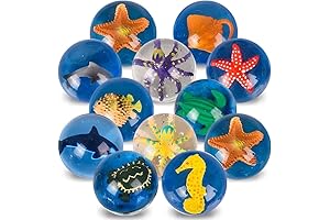 Unleash the Fun: ArtCreativity 3D Sea Creature High Bounce Balls