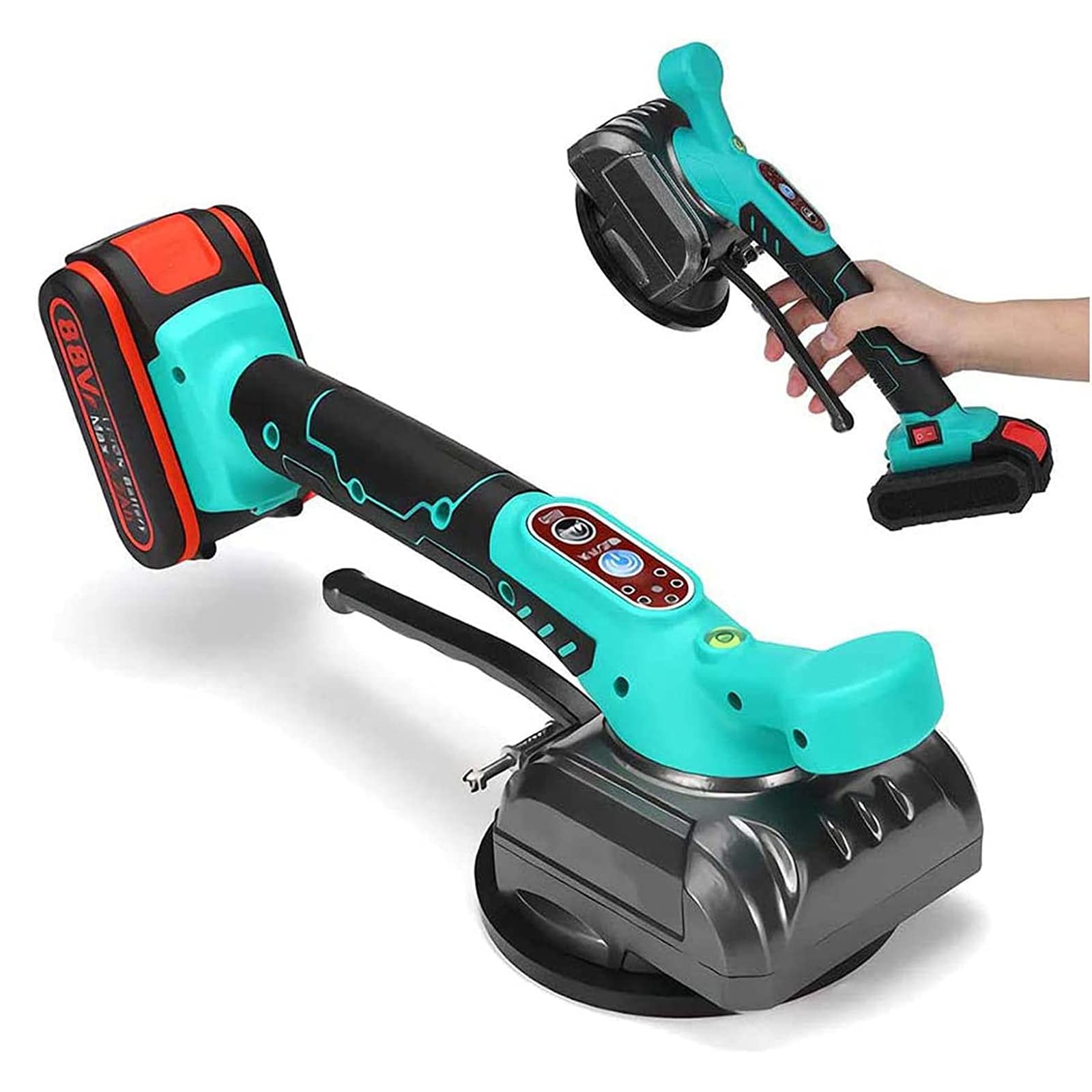 Máquina para colocación de baldosas con vibración regulable y alta succión