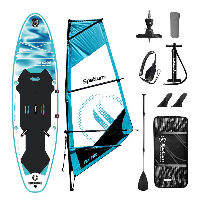 Amazon | Spatium のウィンドサーフの帆の帆が付いている専門の膨脹