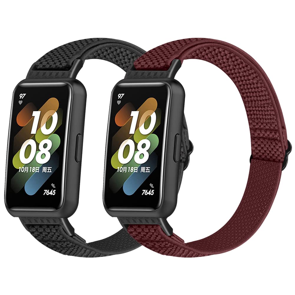 Huamanlou Elastisches Nylon Armband Kompatibel mit Huawei Wa