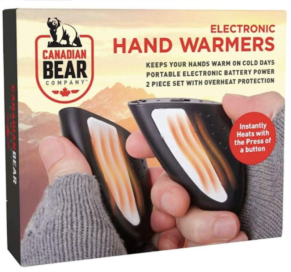Canadian Bear Company Electronic Hand Warmers Whamming Up Your Hands Outdoors Sporting Camping Work Travel