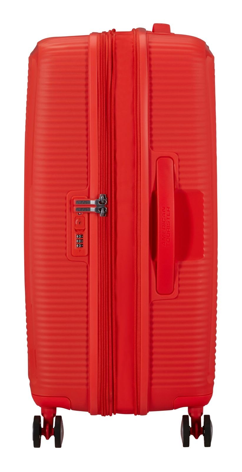 American Tourister Soundbox Spinner 67/24 TSA EXP Trolley Neon Orange Naranja neón