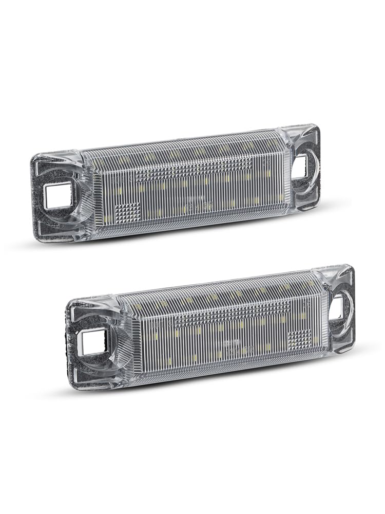 2 Stück LKW-Ladeflächen-Frachtlicht, eingebaut in Canbus-Auto, weiße Kofferraumlampe mit Draht, optional for Dodge RAM 1500 2500 2016–2018(The light)