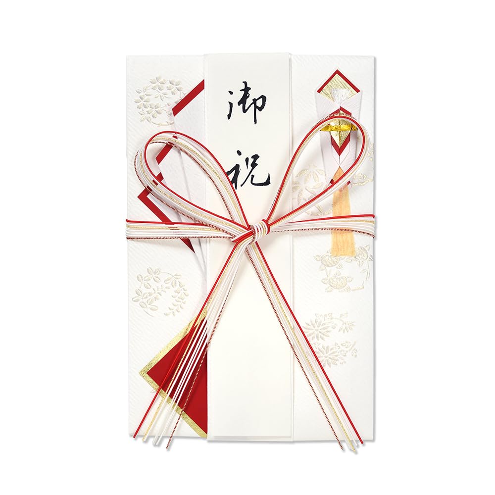 Amazon | G.C.PRESS（ジーシープレス）祝儀袋 御祝 花丸文シルク 大 御