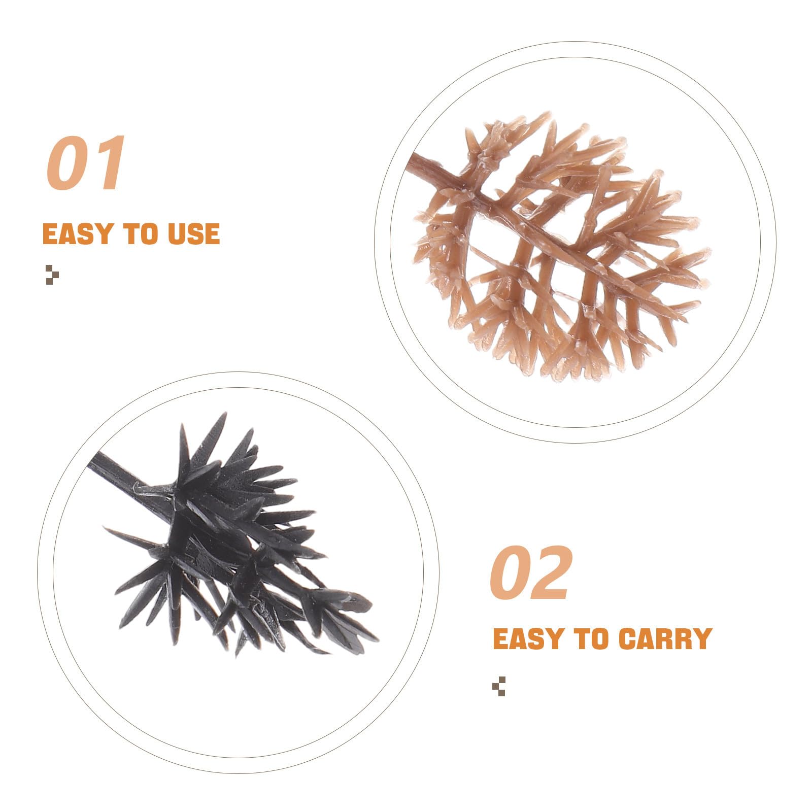 Toyvian Mini-Arbres en Plastique 3 CM pour Diorama et Maquettes Lot D’Arbres Miniatures Variés pour Modélisme Ferroviaire Décor Architectural et Loisirs Créatifs