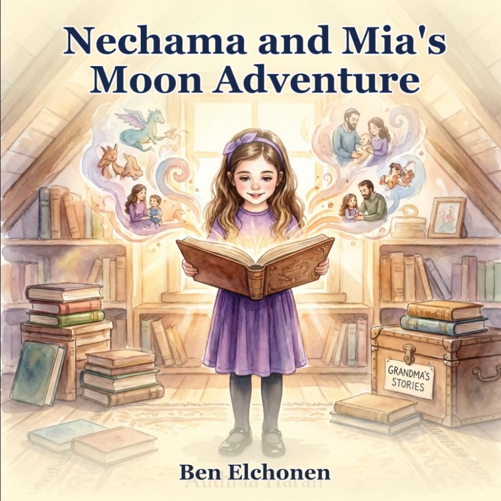 Nechama and Mia's Moon Adventure: A Bedtime Story for Curious Kids