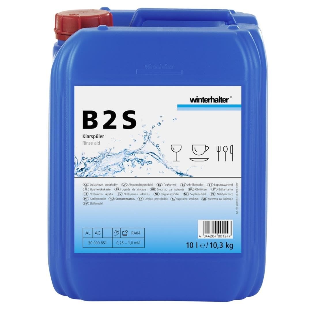 Winterhalter B2S Liquide de rinçage acide 10 l