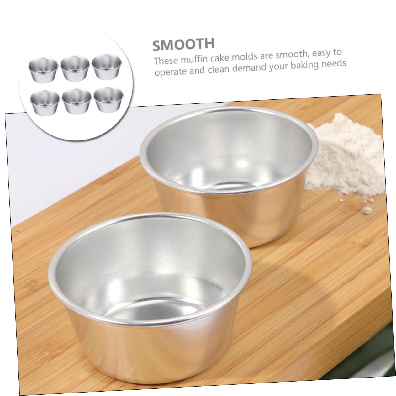MAGICLULU 18 Piezas Molde De Pastel De Acero Carbono Latas De Tarta Pequeñas Artilugio Para Hornear Mini Tartaleta Molde Para Tarta De Queso Molde Para Hornear Silver Acero Carbono