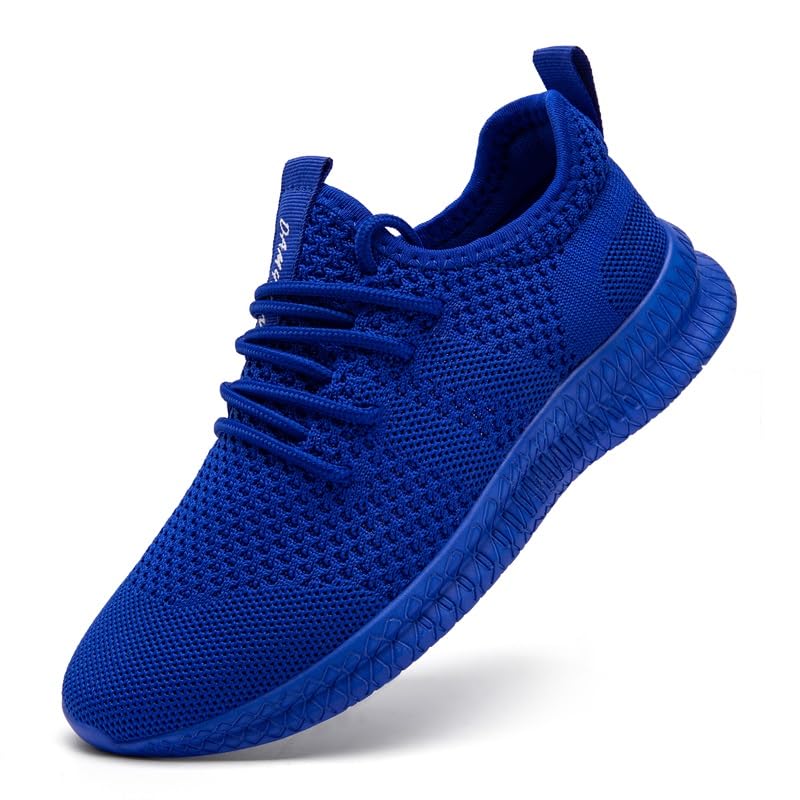 Image of DLWKIPV Mens Slip On Shoes Tennis Walking Gym Athletic Running Fashion Sneakers Workout Footwear Casual Sport Outdoors Breathable Knitted Mesh Lightweight