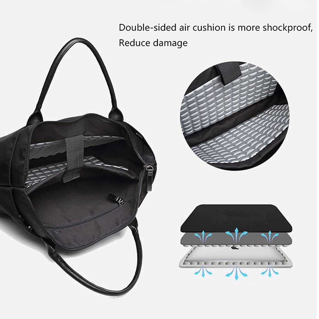 Dokumententasche Damen Handtaschen dünn wasserdicht stoßfestes Fach Großraum Aktentaschen Schulter Messenger Packung vielseitig Ausflug ins Schulbüro (Color : Grau)