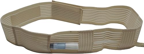 Miniatura 6 de Cinturón de catéter PD transpirable de diálisis peritoneal  Soporte seguro de alimentación de tubo de clavija  Suministros para diálisis PD hombres