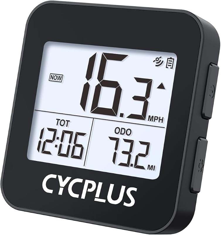 CYCPLUS Wireless GPS Bike Computer G1, 70g, 2.0" Screen, IPX6, 1200mAh | Pocket-Size, Bicycle Speedometer Odometer with Automatic Backlight, ＞55h Working Time, Provide Professional Data Analysis
