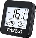 CYCPLUS GPS Bike Computer, Wireless Cycling Computer with Automatic Backlight, Bicycle Speedometer Odometer with Waterproof and Lager Battery, Provide Professional Data Analysis