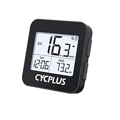 CYCPLUS GPS Bike Computer, Wireless Cycling Computer with Automatic Backlight, Bicycle Speedometer Odometer with Waterproof and Lager Battery, Provide Professional Data Analysis