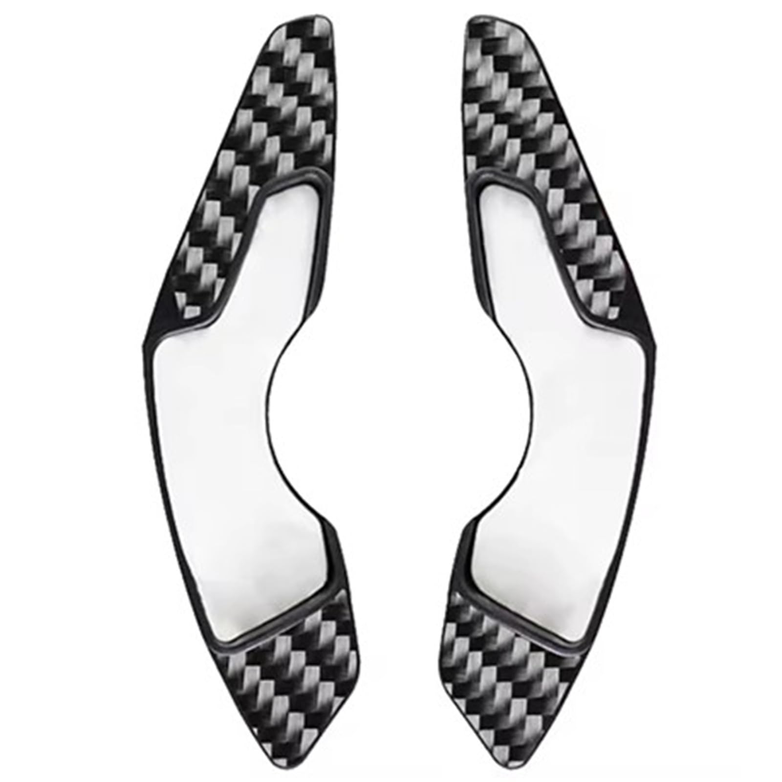 Bwwiezrs Carbon Fiber Black Compatible With Lexus Nx200t Nx300 Nx300h 2014-2021 Carbon Fiber Pattern Auto Steering Wheel Shift Paddle Extension Shift Paddles(Carbon Fiber Black)
