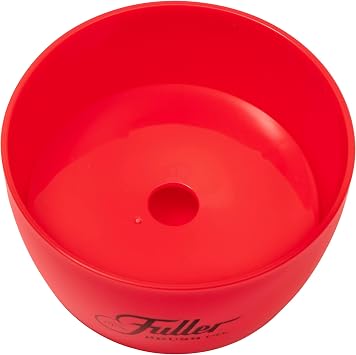 Fuller Brush Handy Holder with Drain Rack Small Sink Caddy for Organizing Cleaning Sponges & Tools Removable Drain Tray, Dishwasher Safe Red