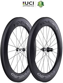 YOELEO チューブラーカーボンホイール T88/88 リムブレーキ(PRO) 採用DT Swiss 350 ストレートプル SHIMANO(シマノ)用 Sapim スポーク(CX-RAY)用 前後セット