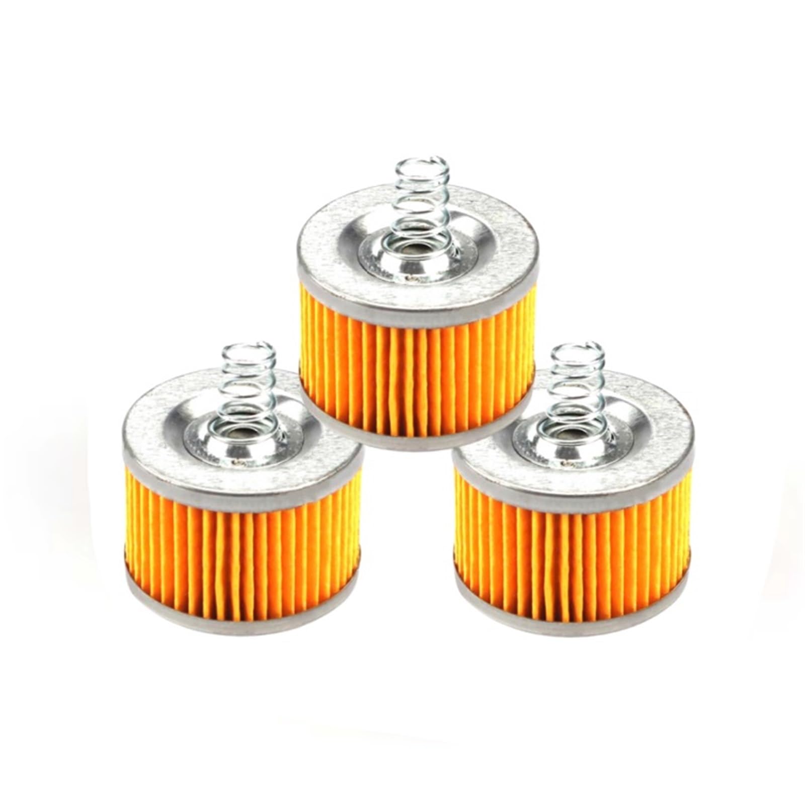 moto Filtro olio Filtro olio universale Benzina Filtri carburante Moto Scooter Benzina Attrezzo Moto ATV Filtro carburante a molla Filtro Olio Powersports(3 PCS)