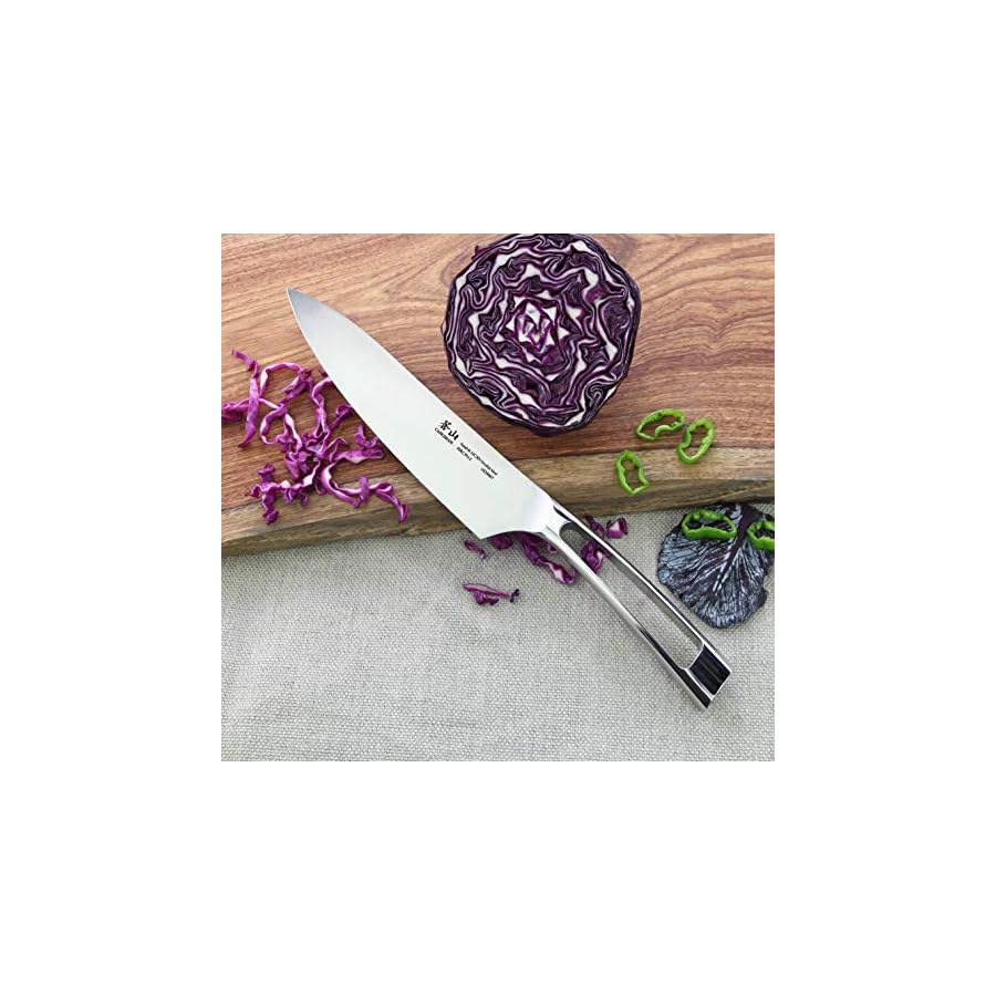 Cangshan-TN1-Series-1020007-Swedish-14C28N-Steel-Forged-Chef-Knife-8-Inch Cangshan TN1 Series 1020007 Swedish 14C28N Steel Forged Chef Knife, 8-Inch