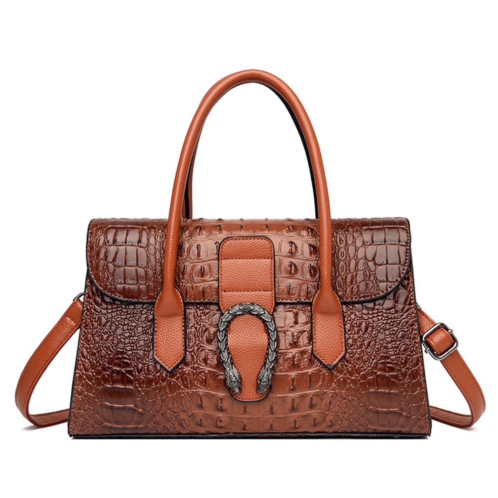 Vintage crocodile top handle bag - België